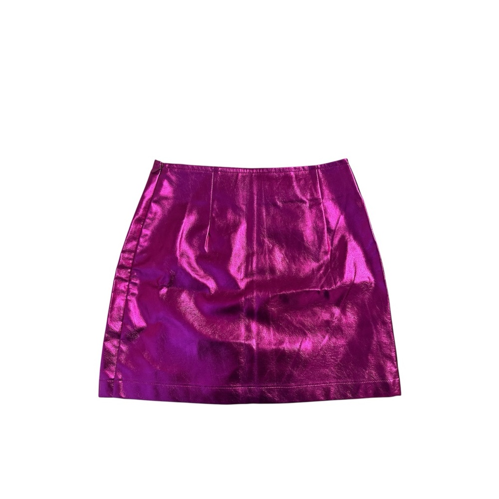 Glam Pink Bubble Mini Skirt for Cocktail Nights S